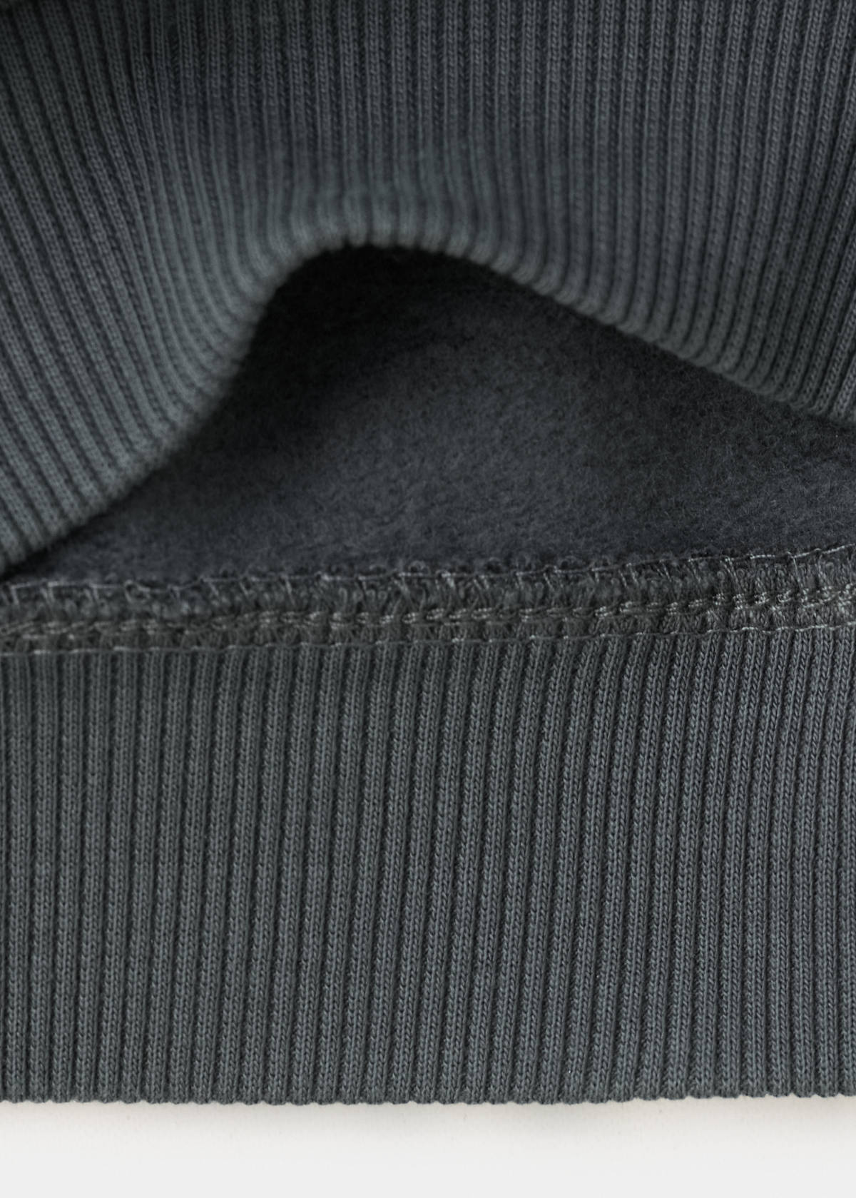 Oversized printed sweatshirt — Charcoal