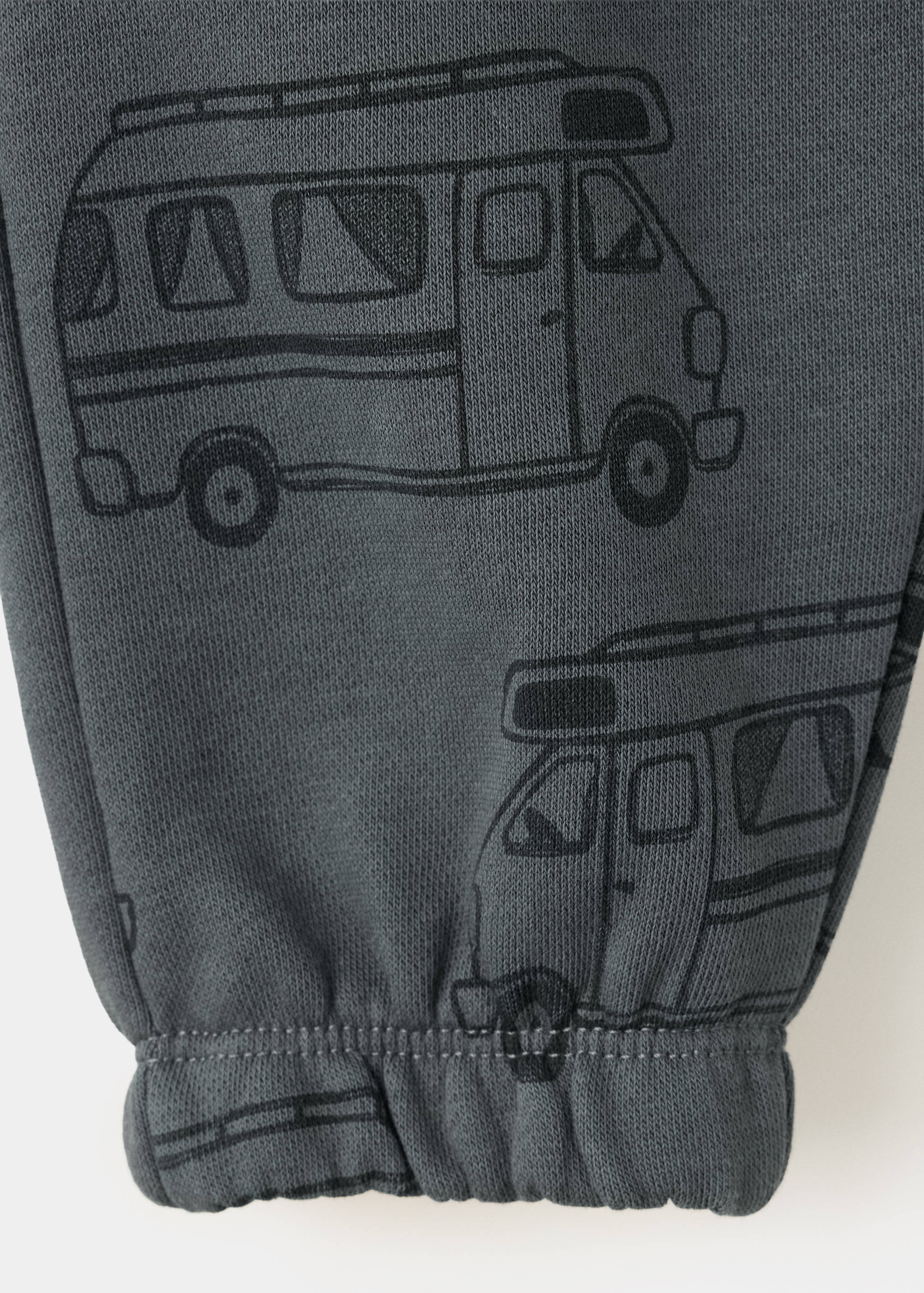 Cotton sweatshirt with cars - Details of the article 0