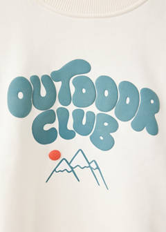 Printed cotton sweatshirt — Aqua Green 6