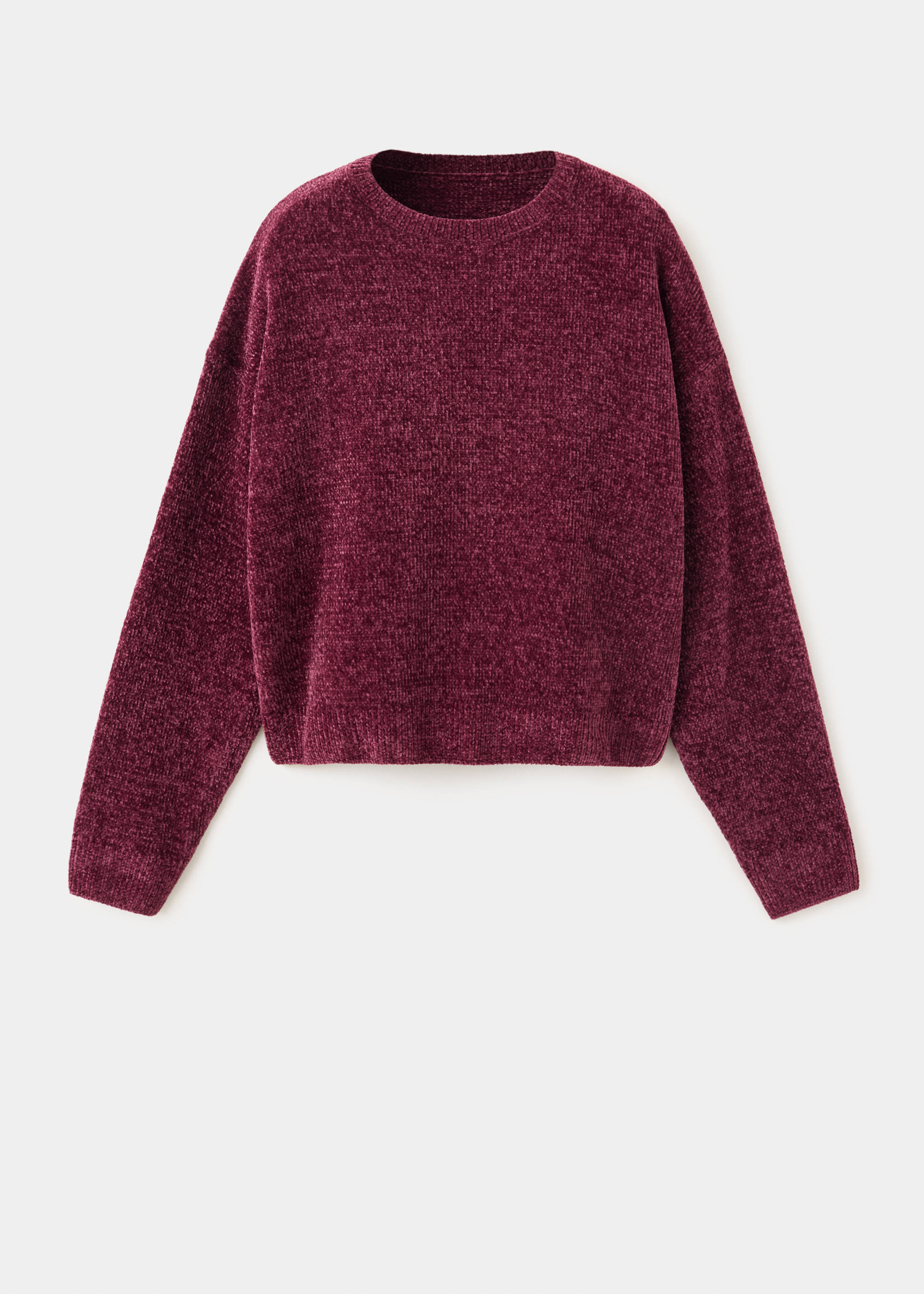 Chenille knit sweater - Article without model