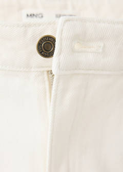 Mid-rise straight jeans — White 8