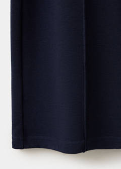 Straight-fit trousers with decorative seams — Navy 10