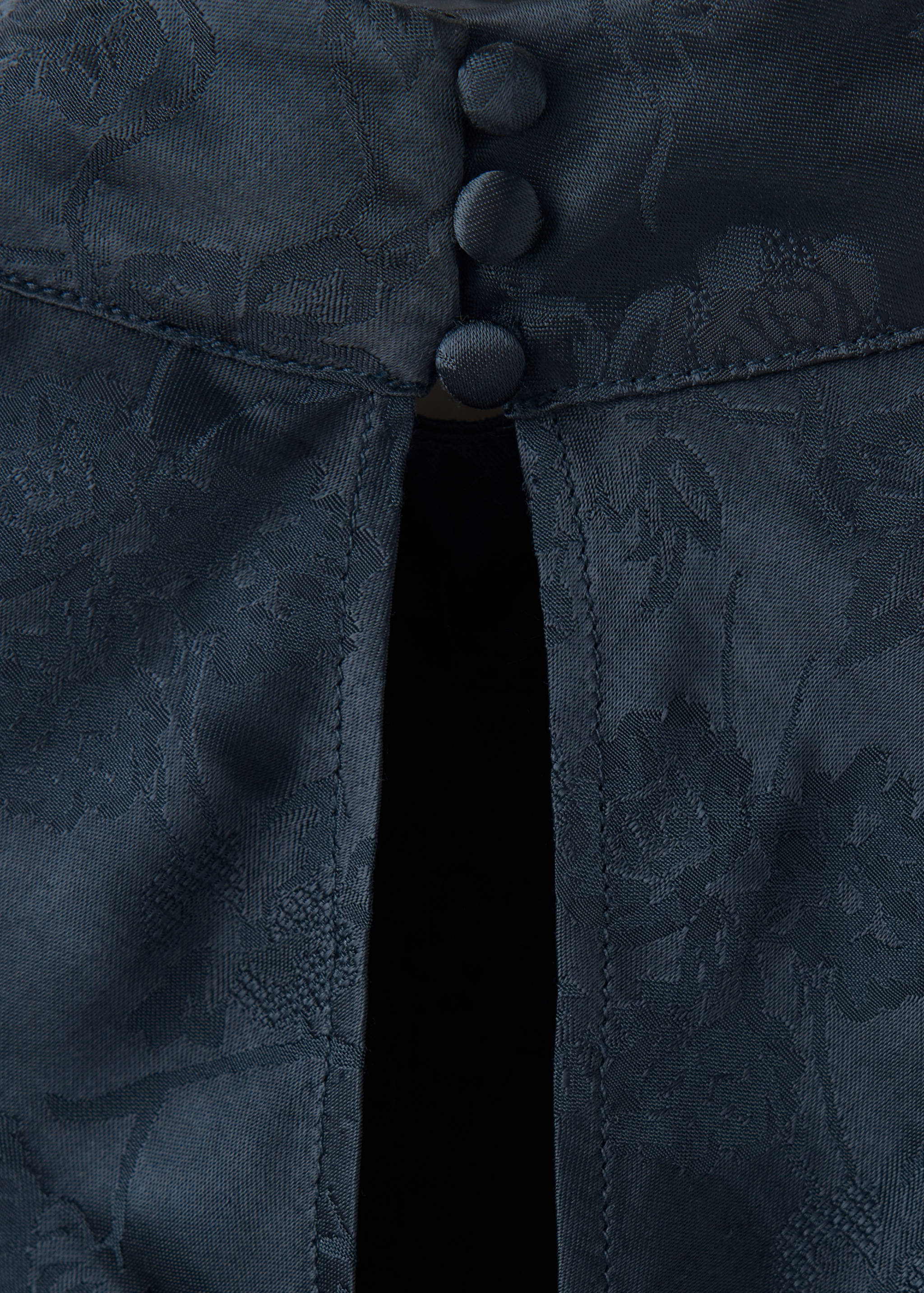Robe jacquard à col officier - Détail de l'article 8