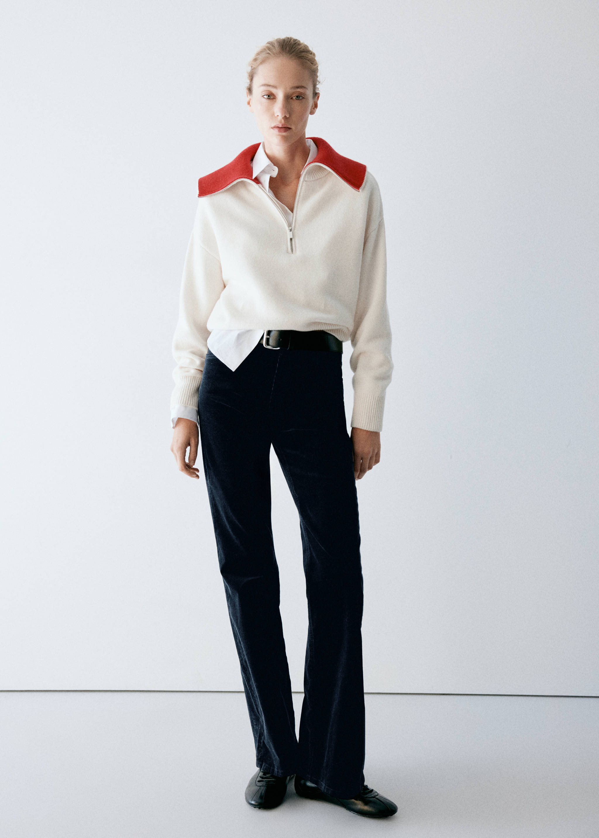 Corduroy flare jeans - General plane