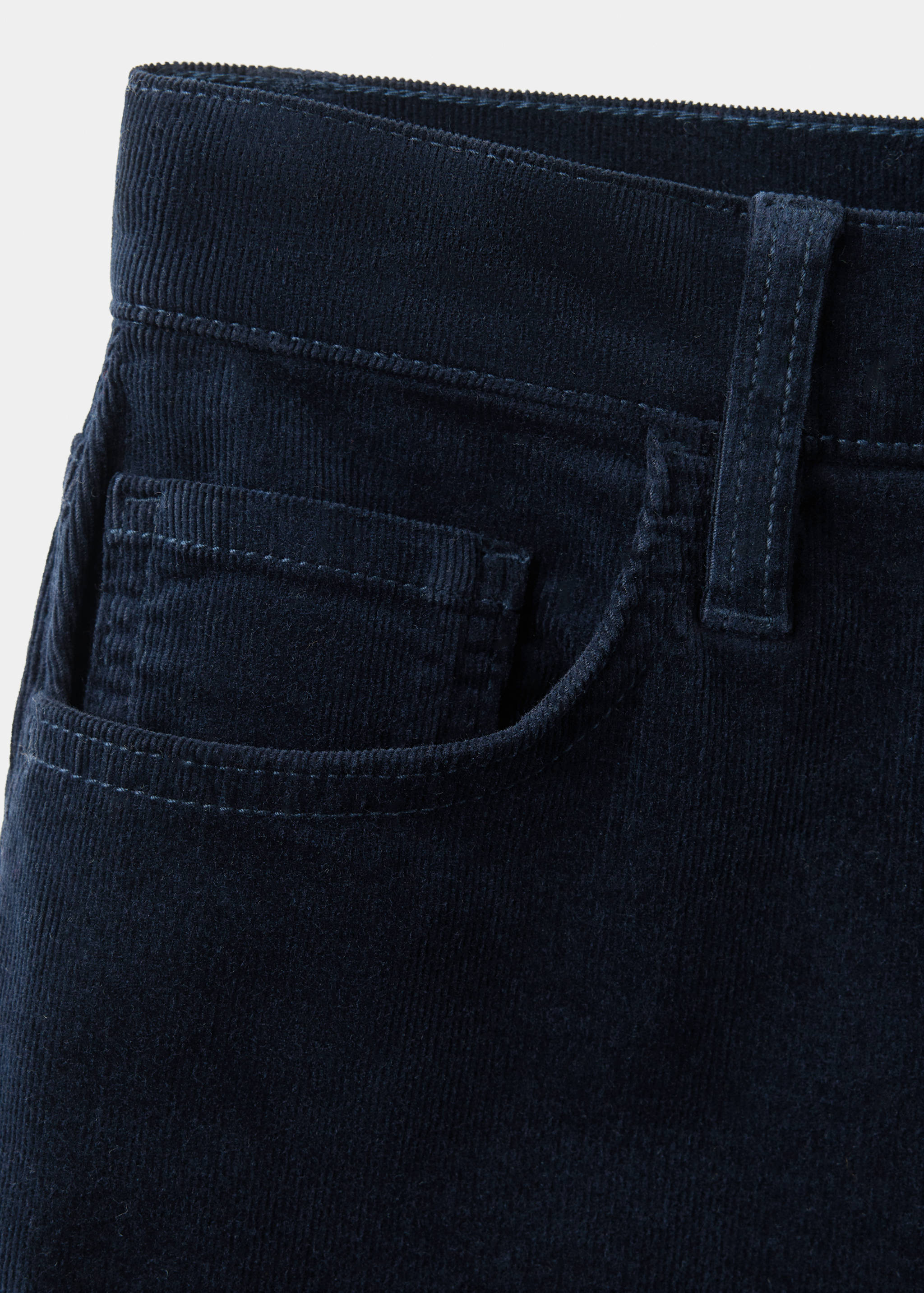 Corduroy flare jeans - Details of the article 8