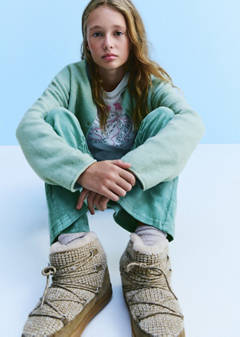 Lace-up leather boots — Sand 2