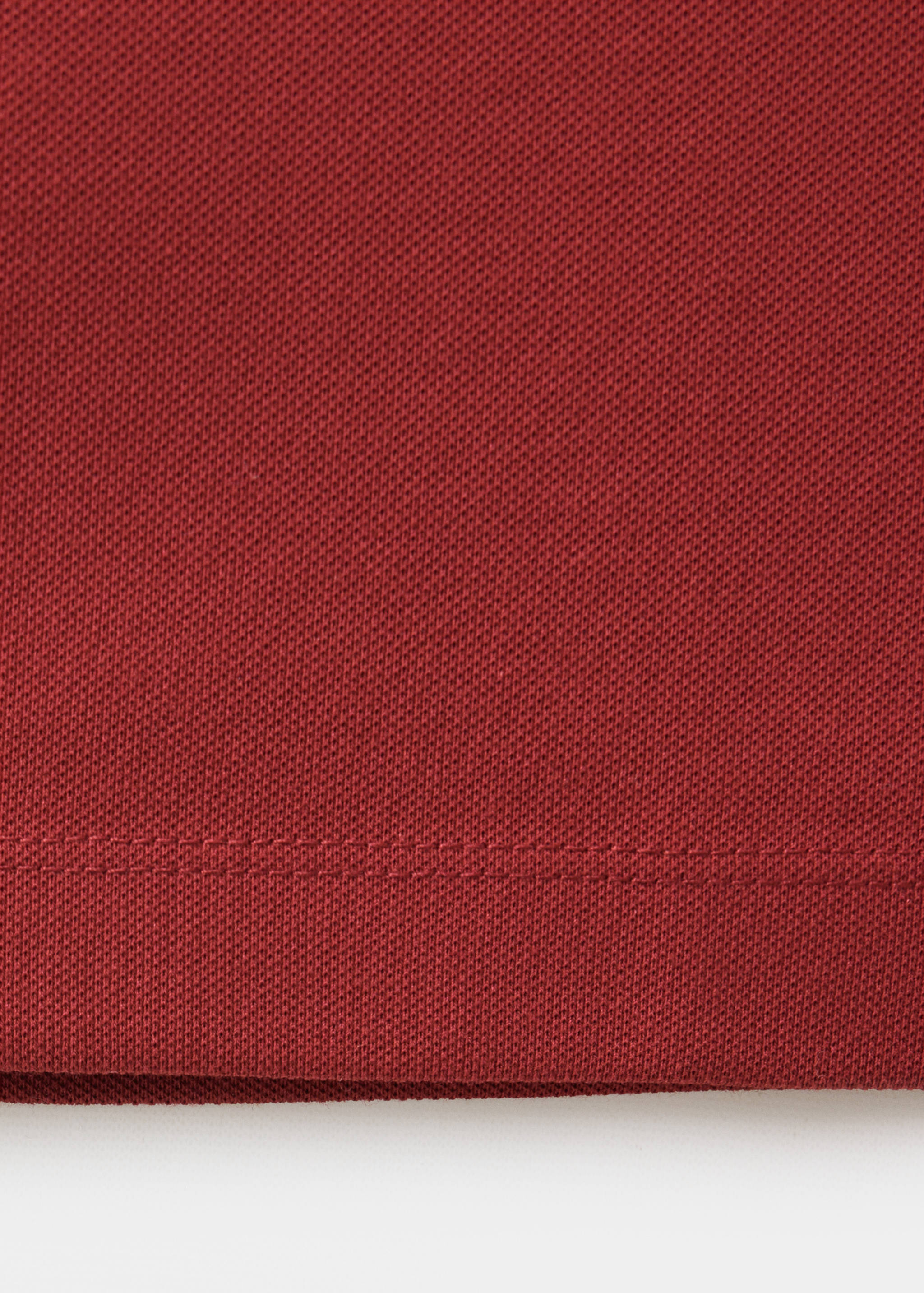 Regular-fit cotton blend polo - Details of the article 0