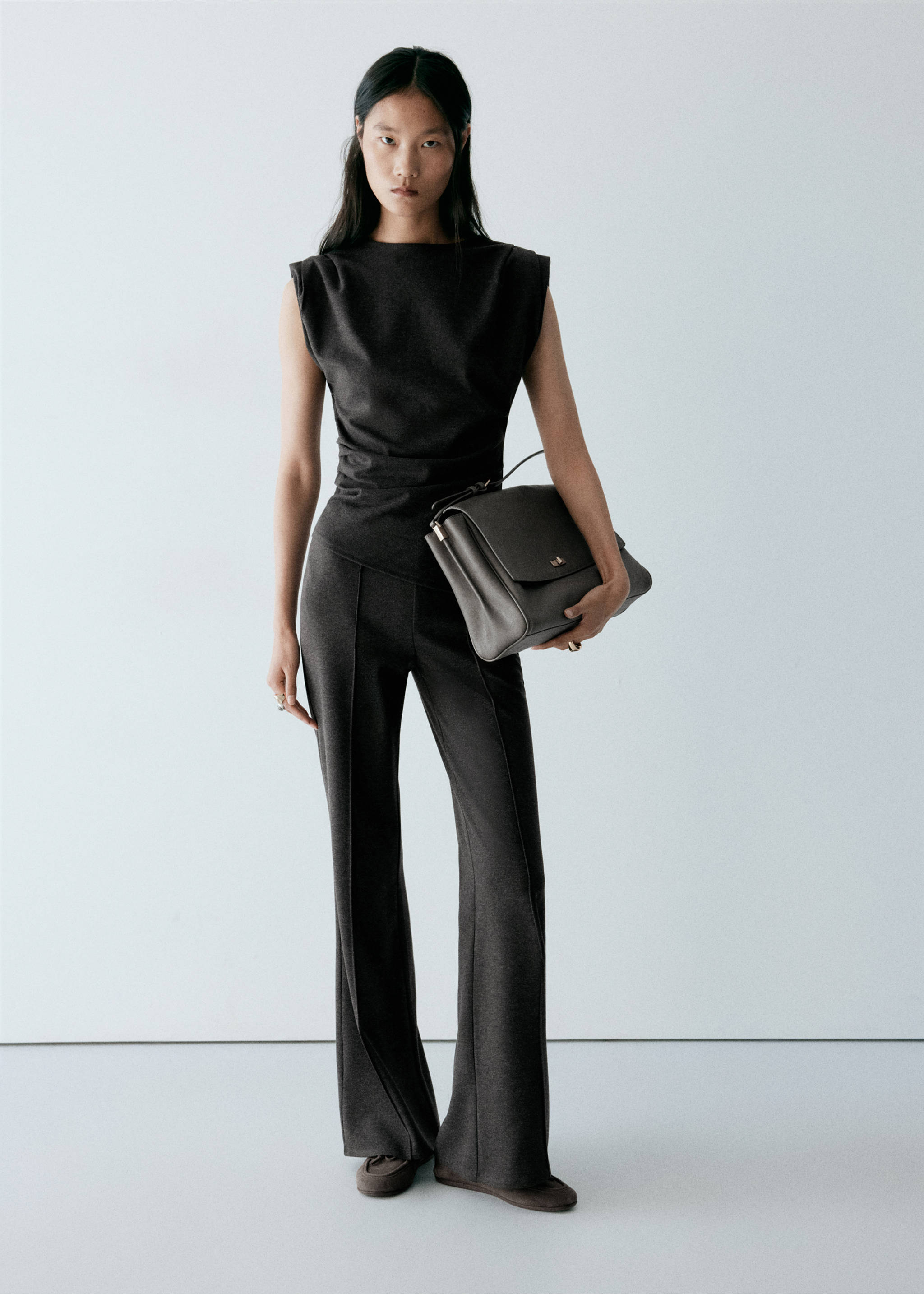 TROUSERS ISA - General plane, Grey. Ref: 37057792-00.