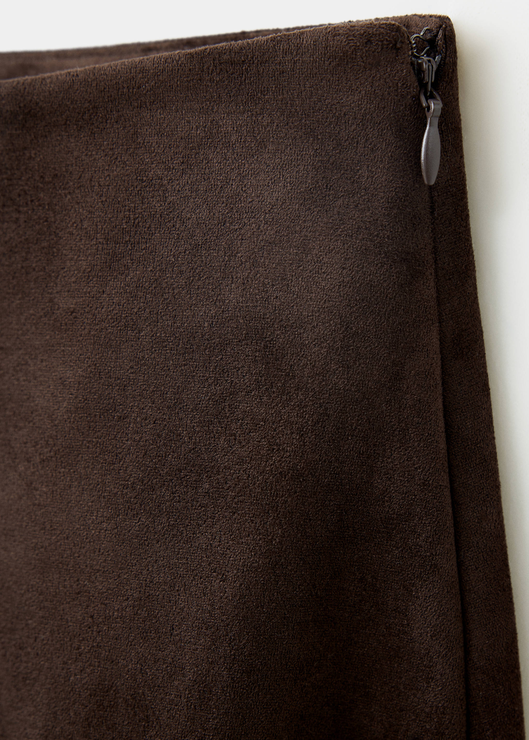 Faux-leather midi-skirt - Details of the article 8