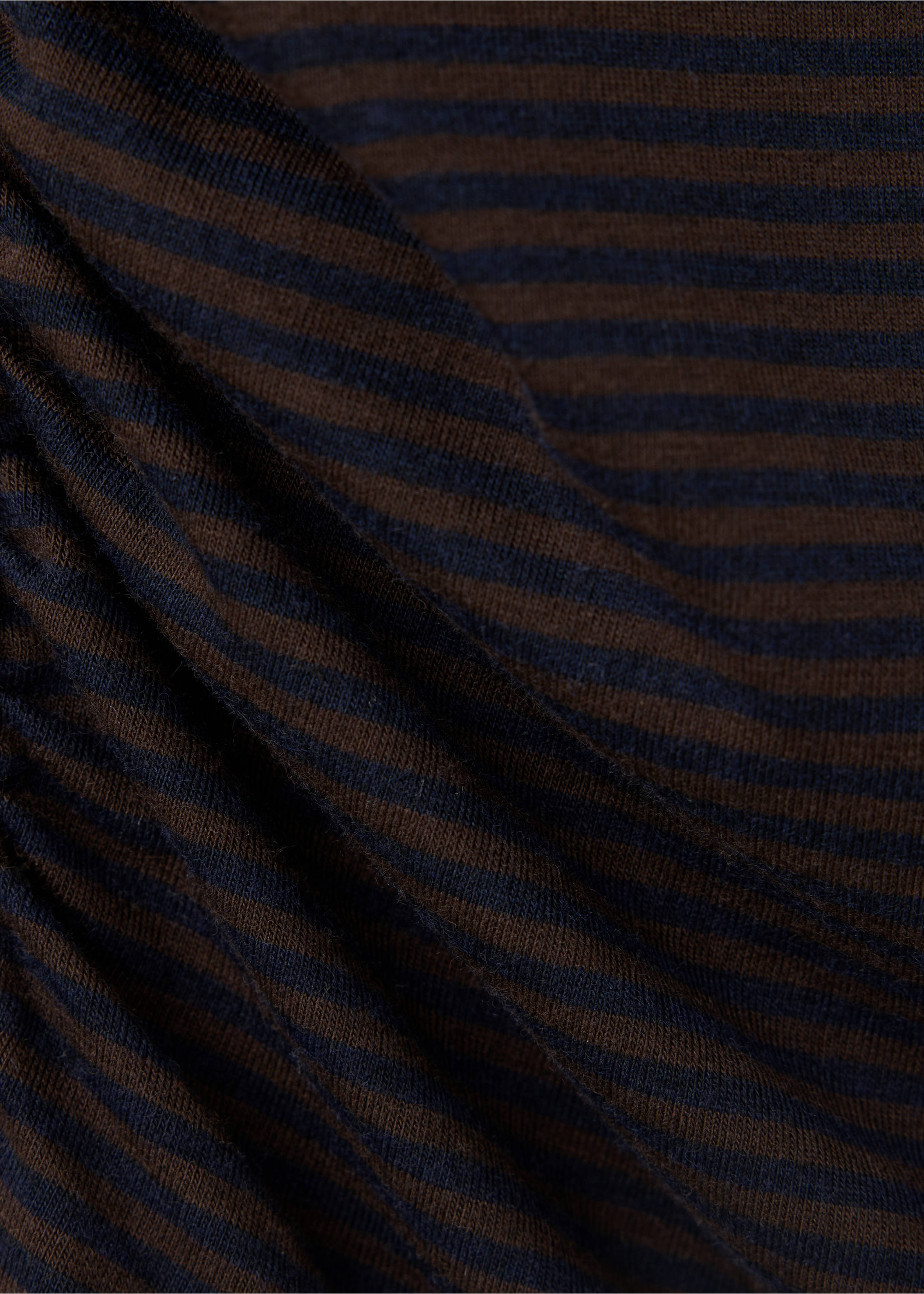 T-shirt froncé manches longues - Détail de l'article 8, Marron. Ref: 37057809-00.