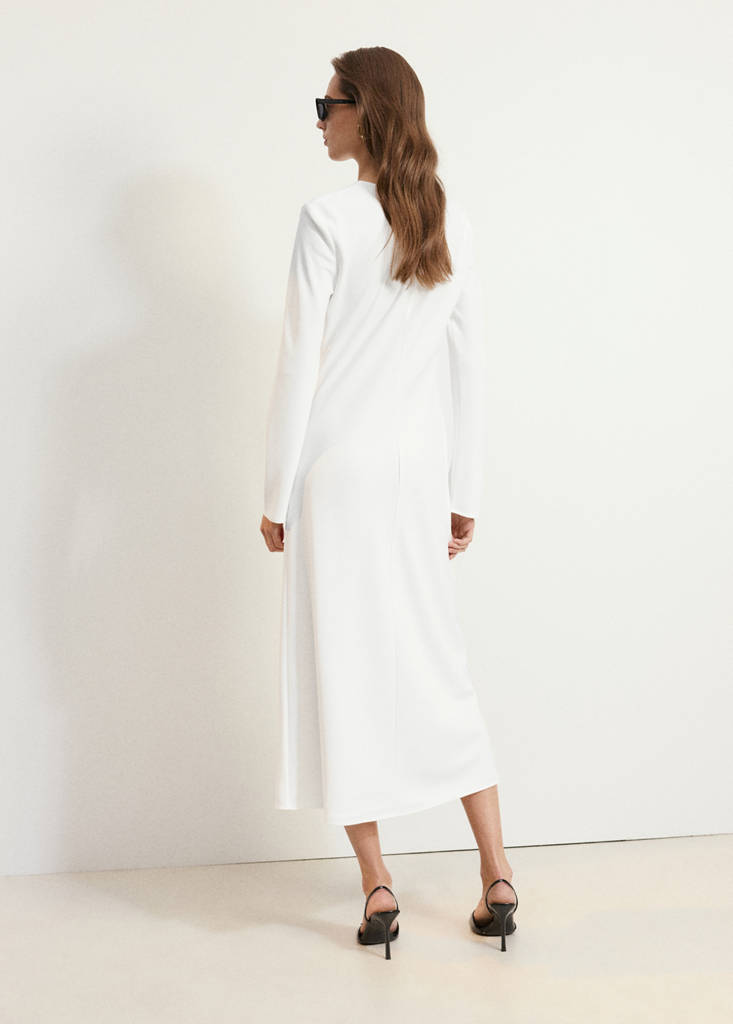 Long-sleeved maxi dress thumbnail 10