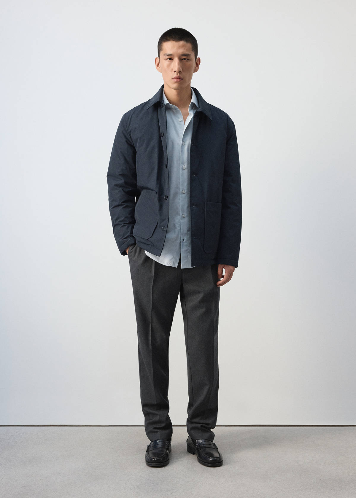 Quilted water repellent jacket