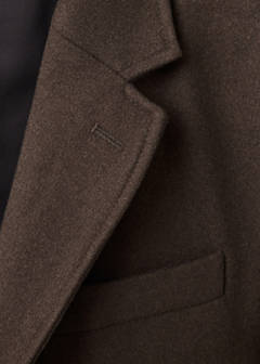 Long wool coat — Brown 9