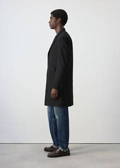 Long wool coat — Black 5