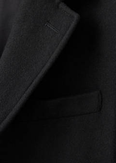 Long wool coat — Black 8