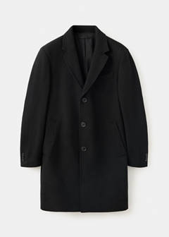 Long wool coat — Black 7