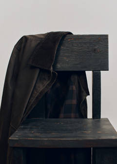 Waxed jacket with corduroy collar — Coffee 8