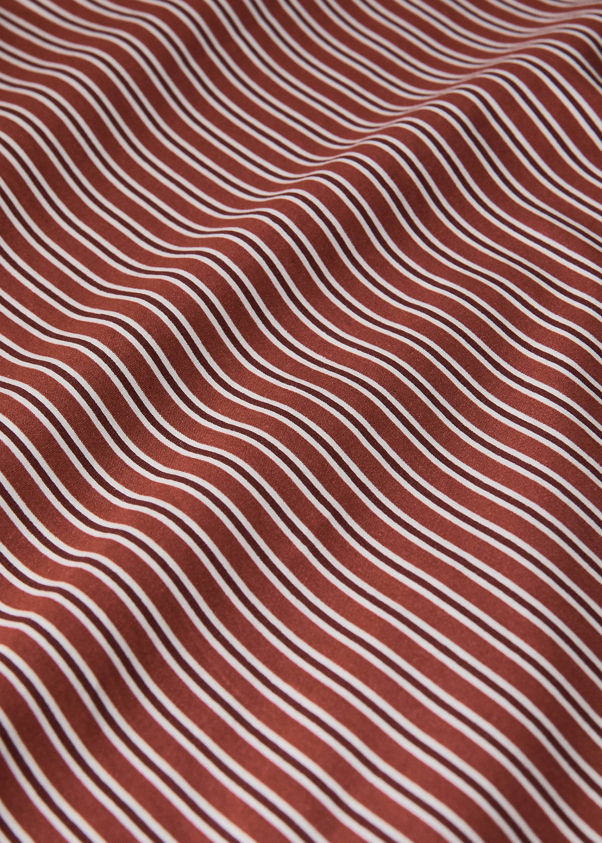 Striped duvet cover for 135 cm bed — Red