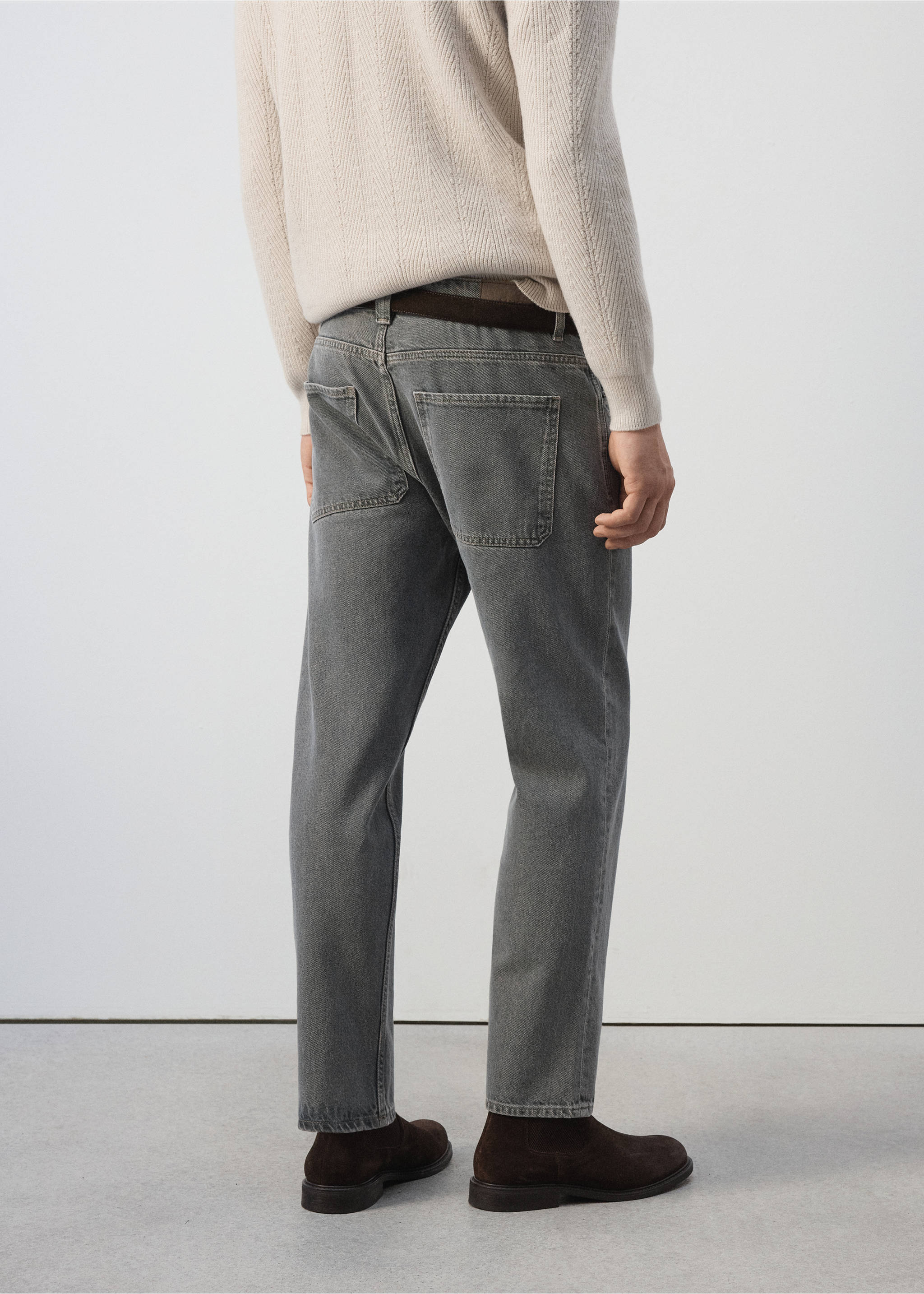 JEANS LORI - Reverse of the article, Denim Grey. Ref: 37057900-00.