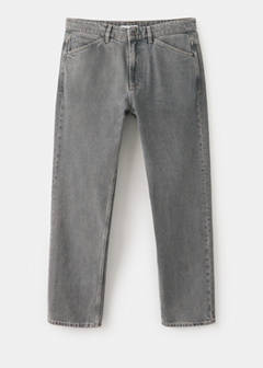 Regular-fit cropped jeans — Denim Grey 7