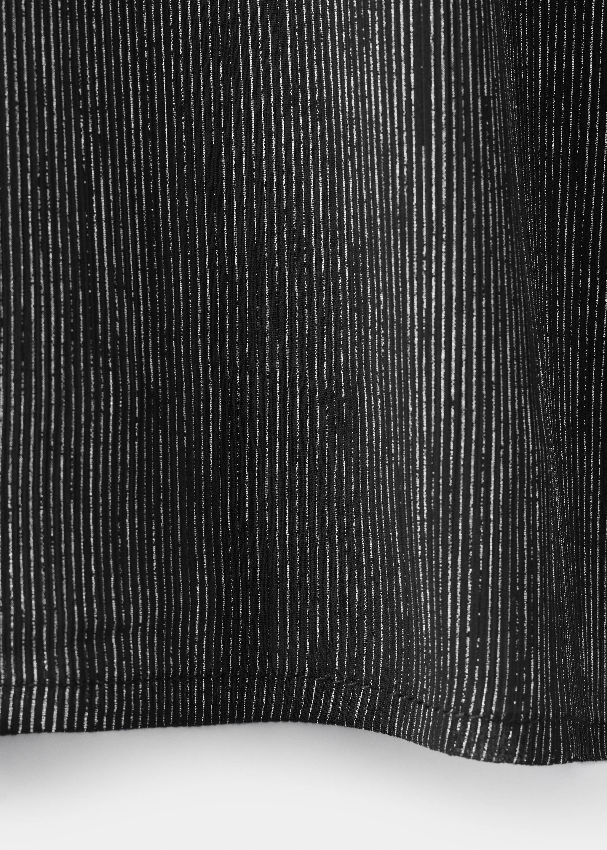 Blouse en fil métallisé détail boutons - Détail de l'article 0, Noir. Ref: 37057906-00.