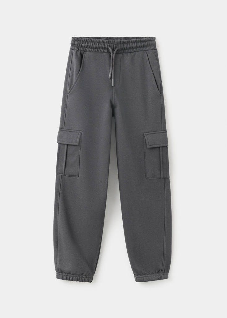 Joggersy cargo antracytowy - Dzieci - 9 - MANGO KIDS
