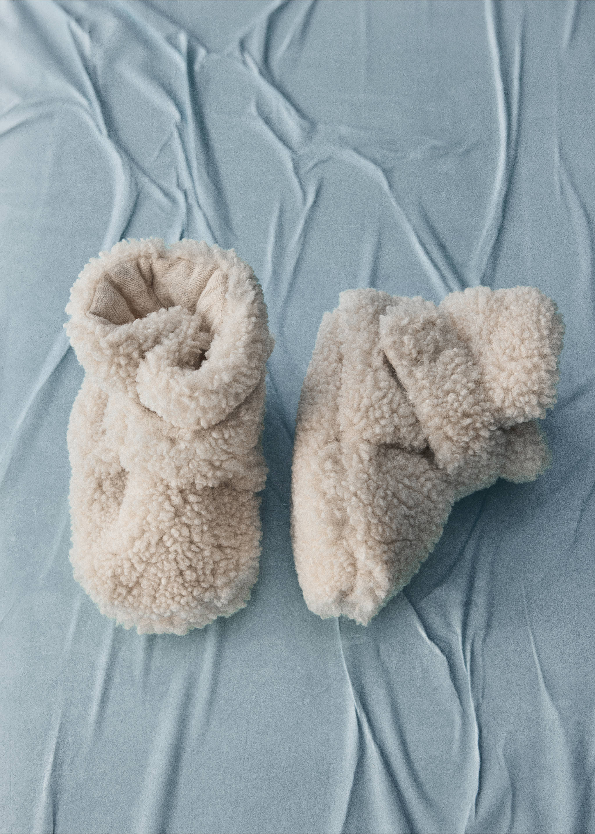 Sherpa socks - Details of the article 5, Ecru. Ref: 37057918-00.