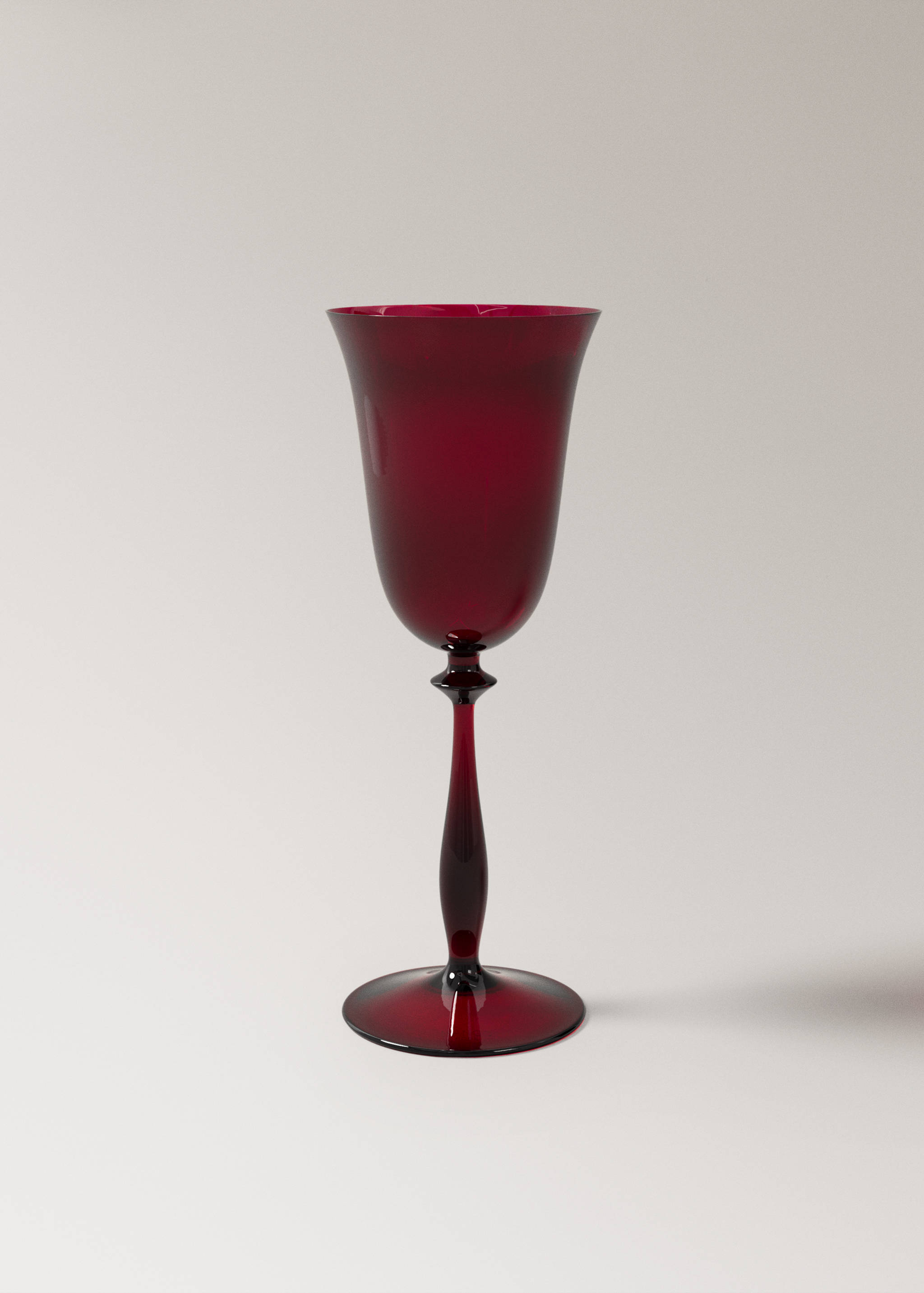Embossed glass goblet - Article without model
