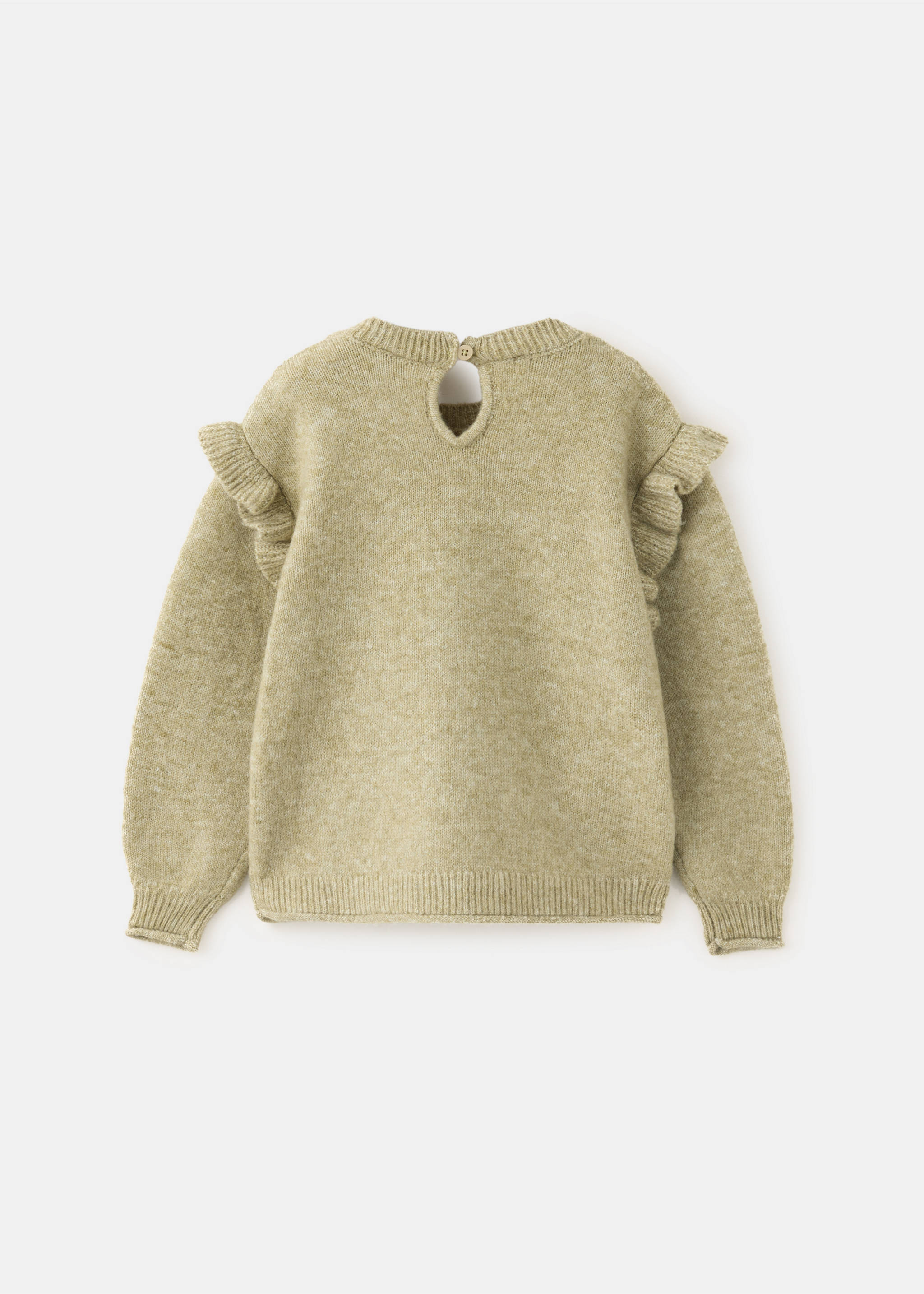 SWEATER REVER - Reverse of the article, Pastel Green. Ref: 37057928-00.