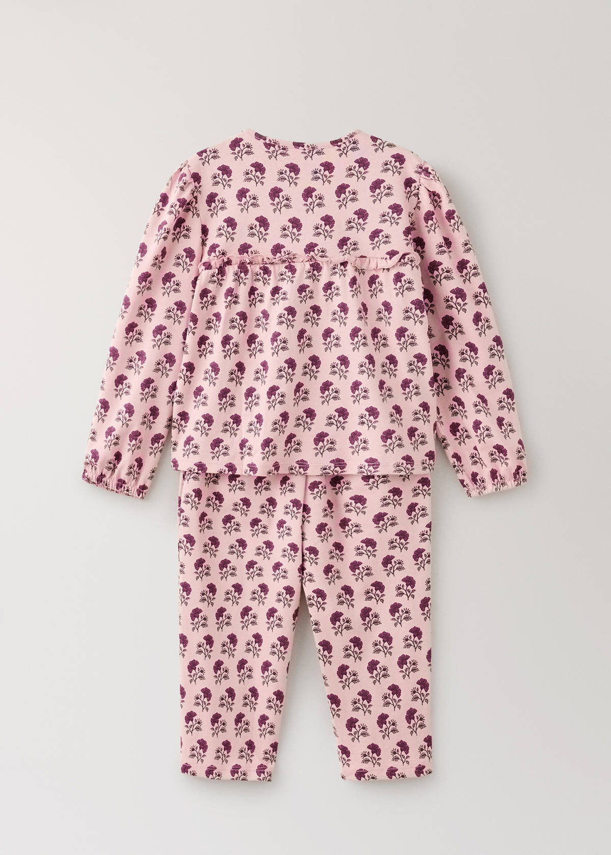 Floral-print pyjama set — Light/Pastel Purple