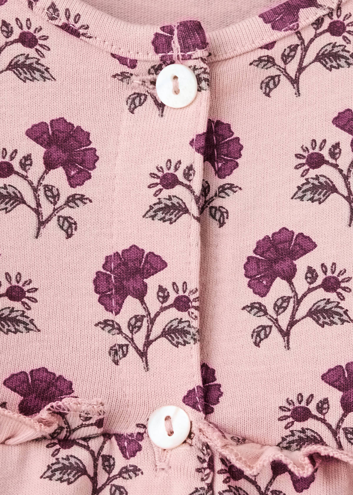 Floral-print pyjama set — Light/Pastel Purple