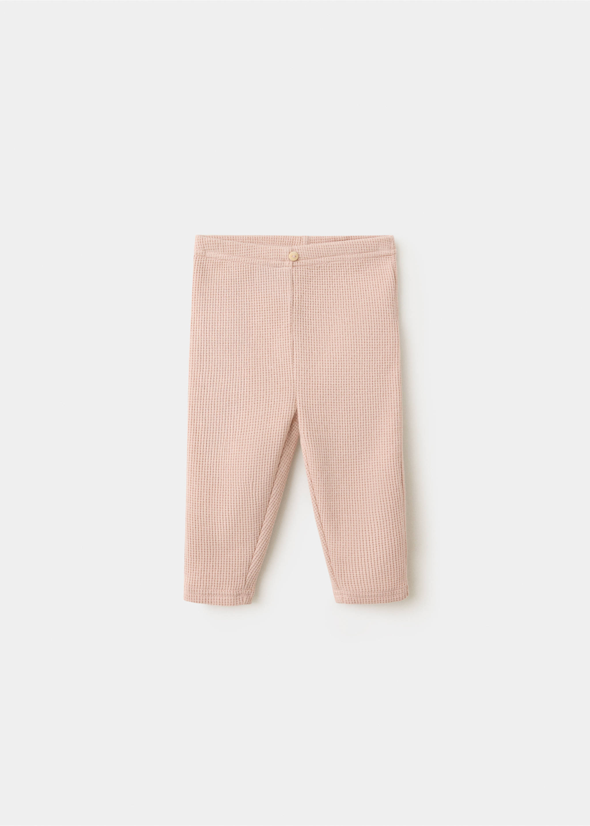 Ribbed leggings - Article without model, Light Pink. Ref: 37057932-00.