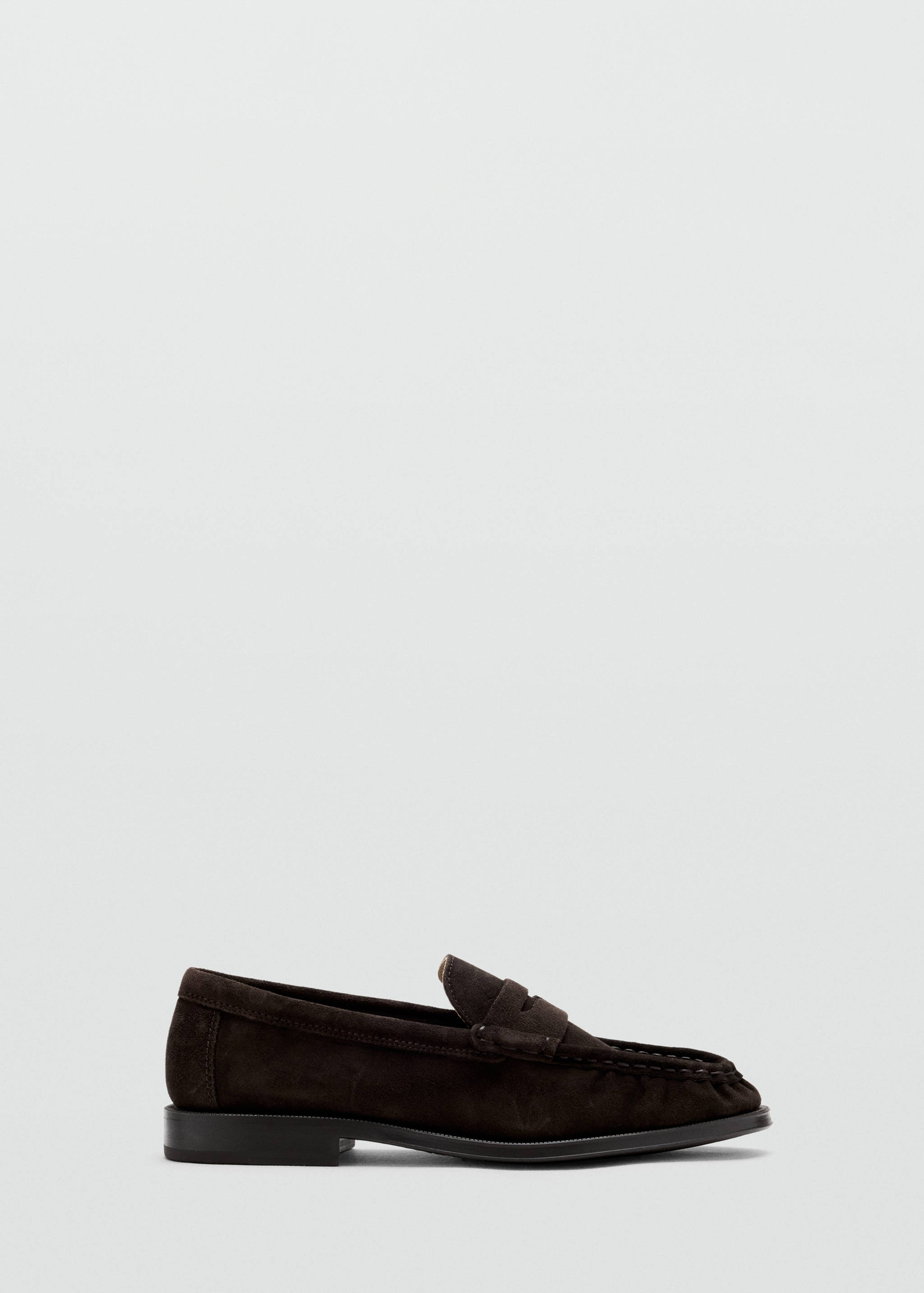 Split leather moccasin - Article without model