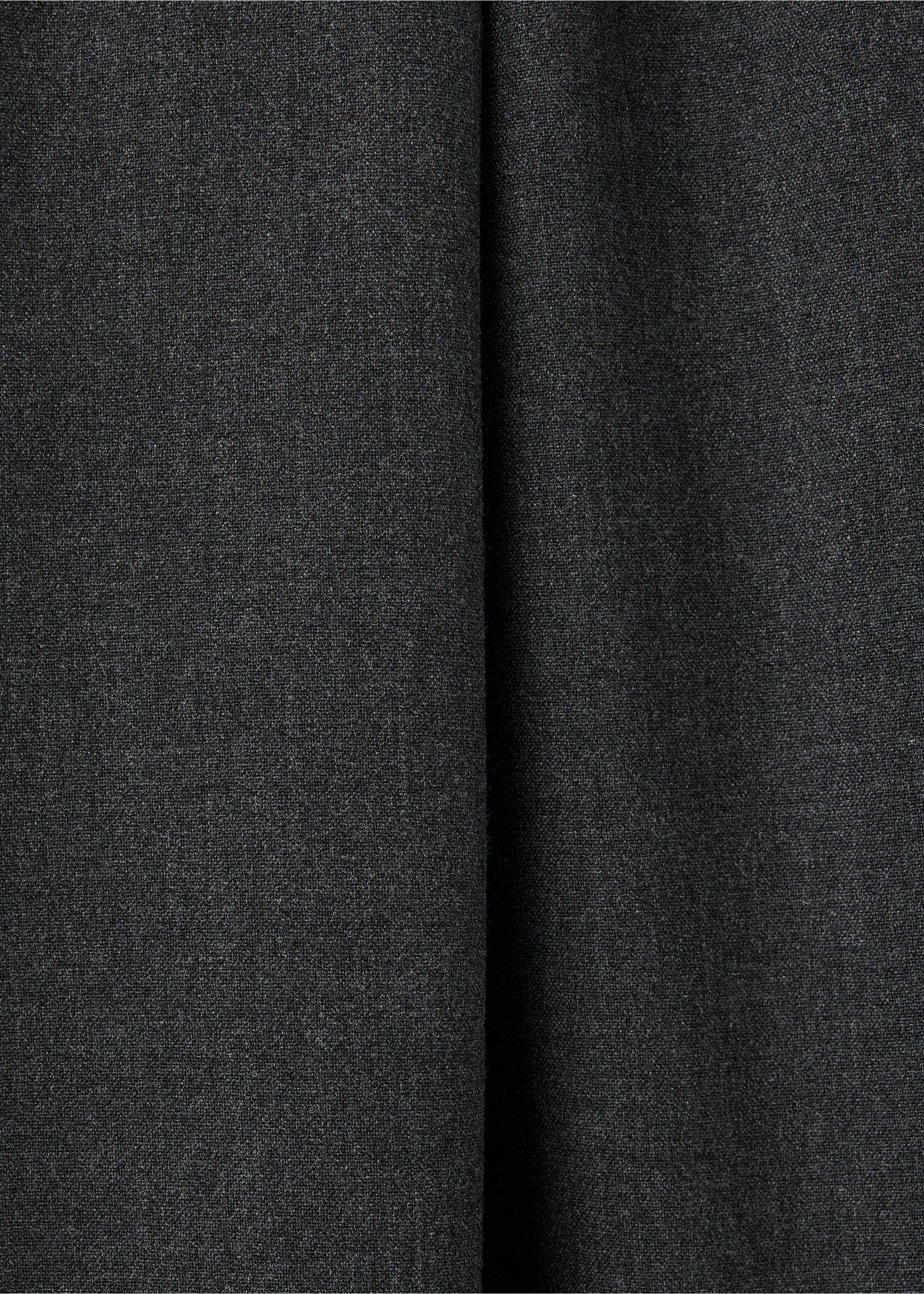 Close-up of dark grey trousers showcasing fabric texture., Grey. Ref: 37057941-00.