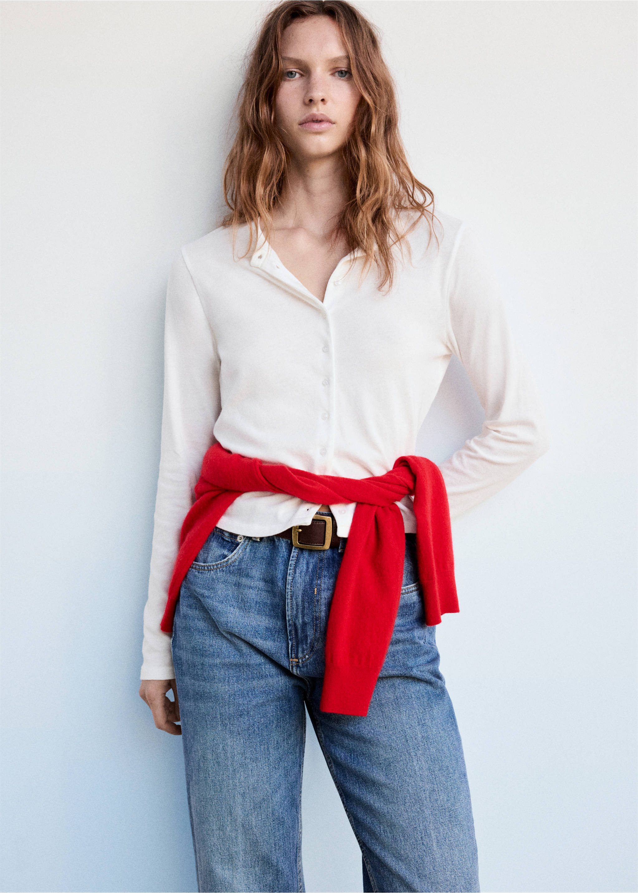 T-SHIRT RPSAMI - Plan moyen, Blanc. Ref: 37057944-00.