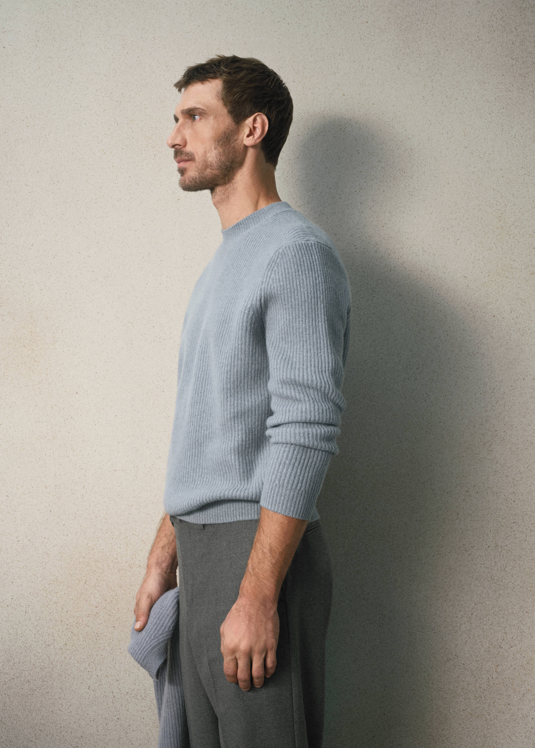 Ribbed wool and cashmere jumper - Details of the article 2