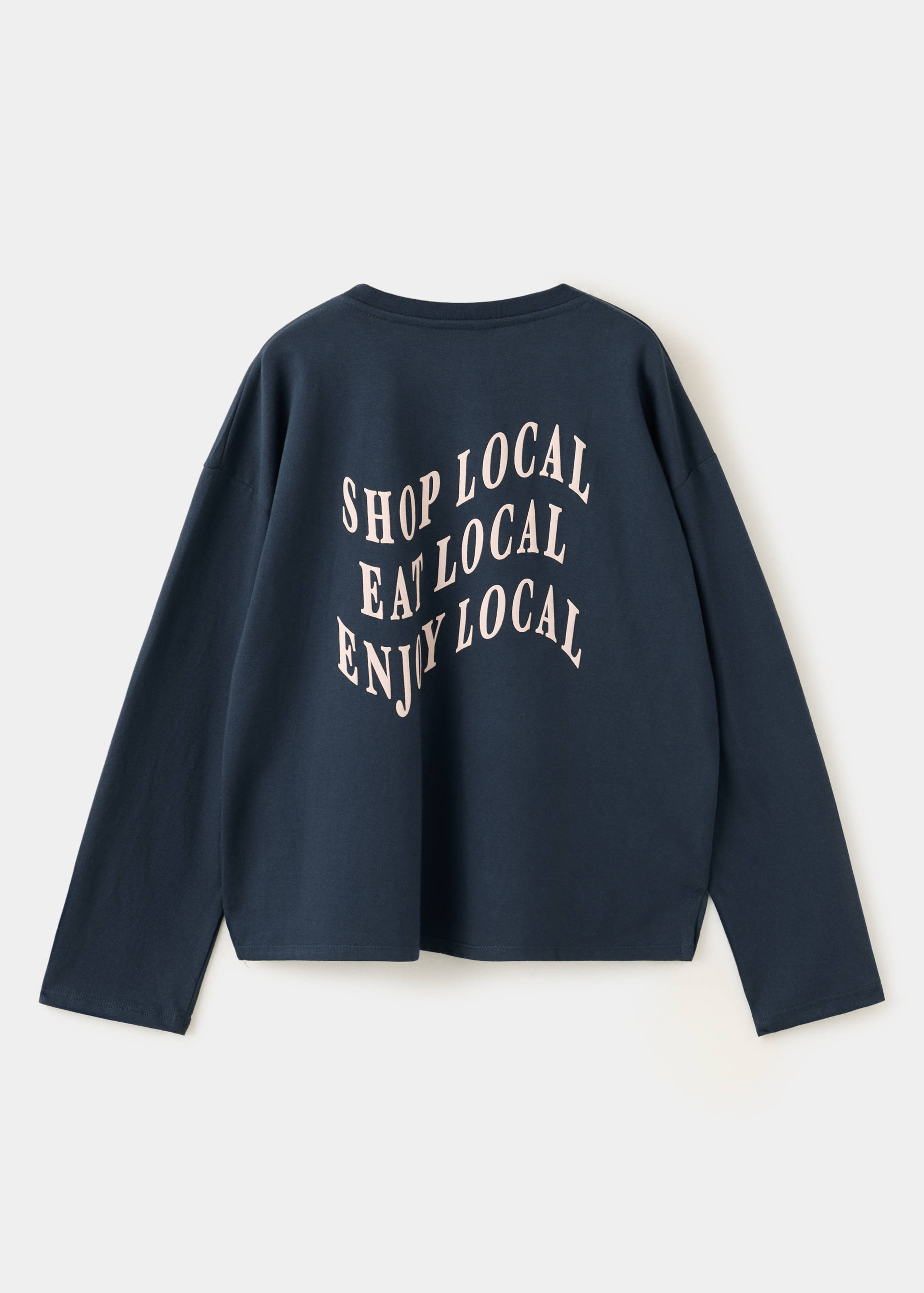 T-shirt fleur brodée - Verso de l’article