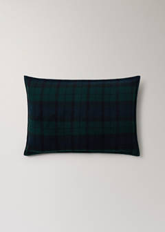 Tartan check cushion cover 40 x 60 cm — Blue 4