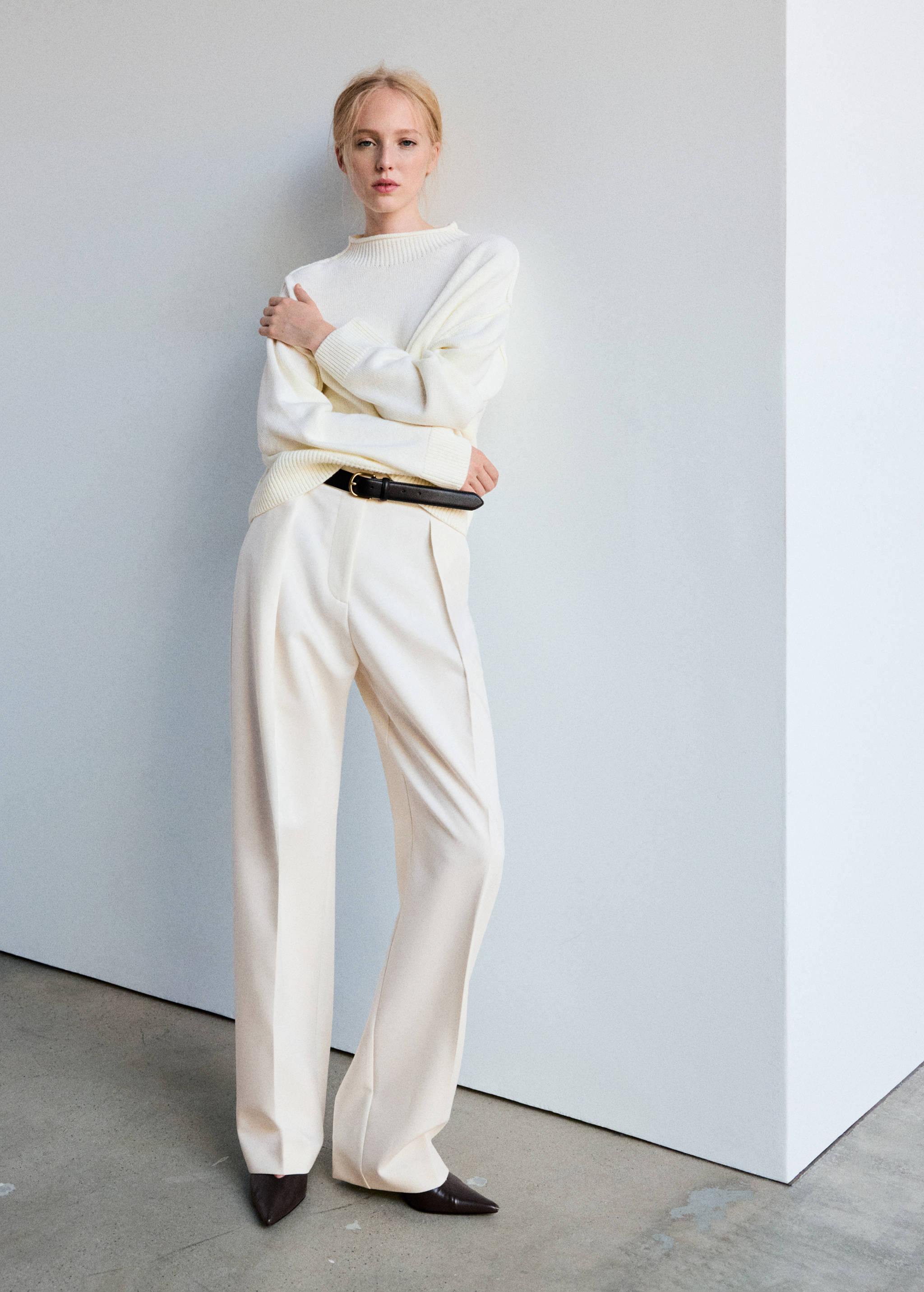 Pantalon droit pinces - Plan général