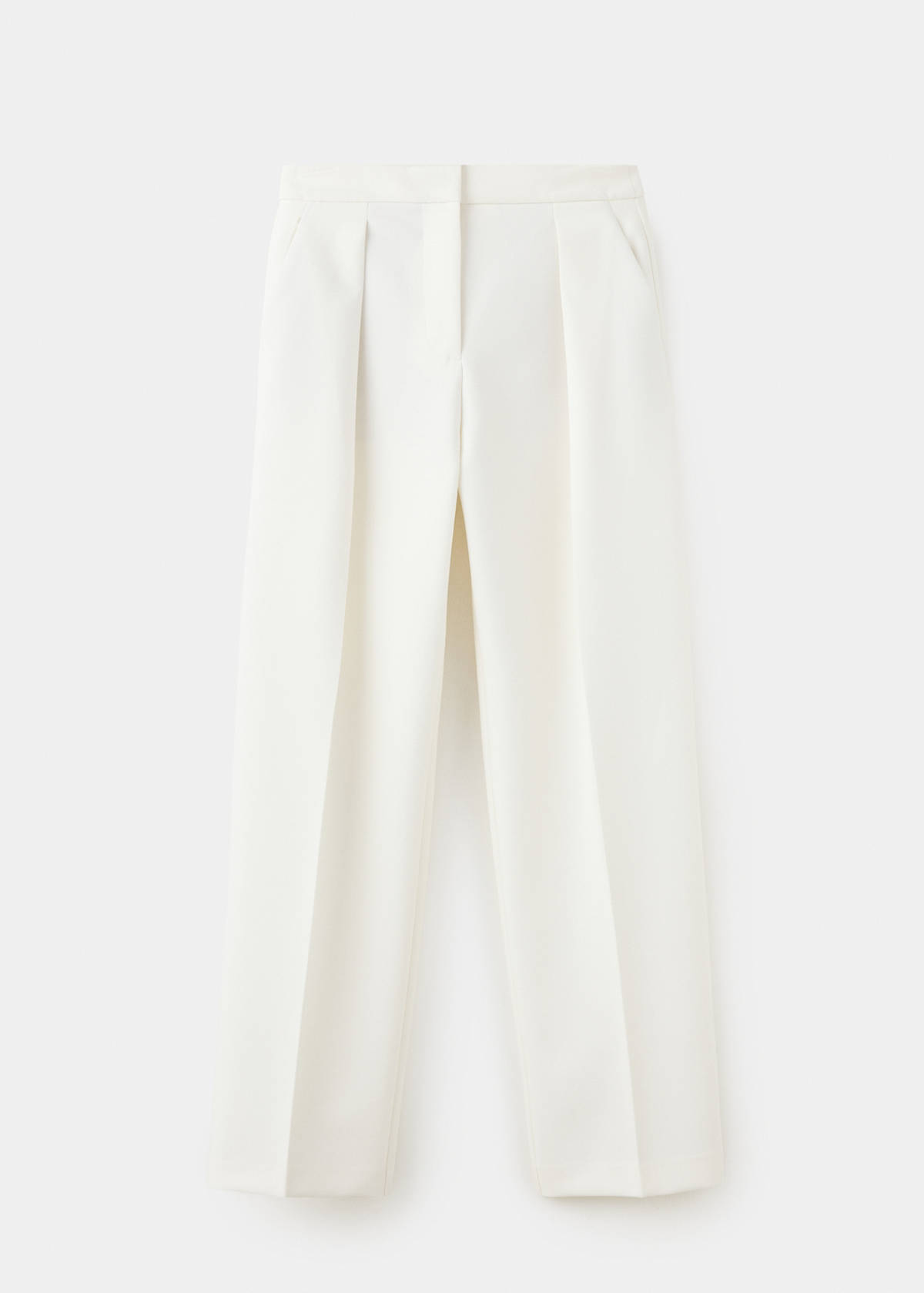 Straight-fit pleated trousers — Off White