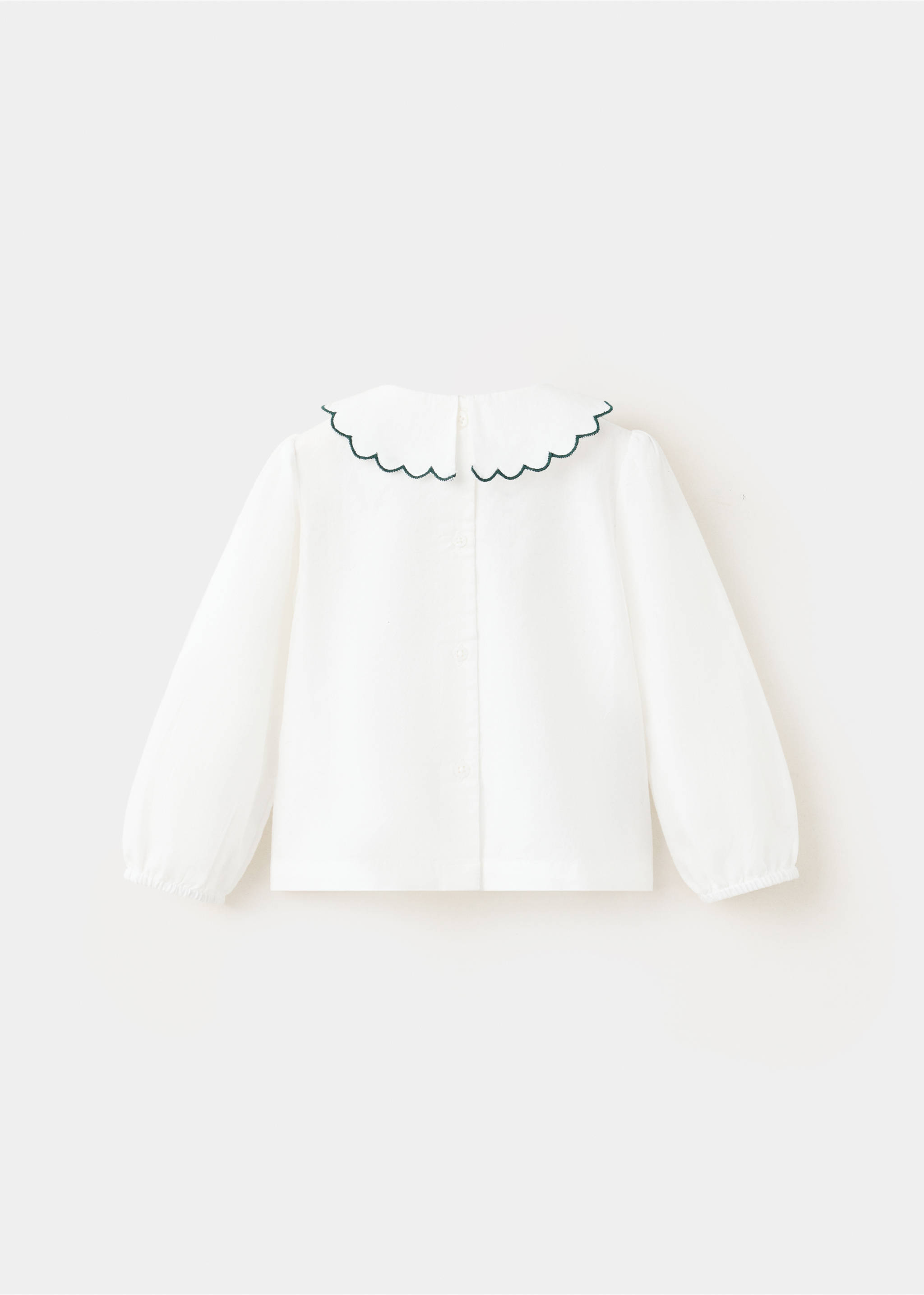 BLOUSE MIST - Verso de l’article, Blanc cassé. Ref: 37059219-00.