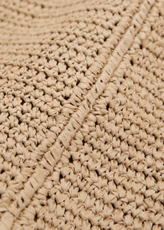 Braided shopper bag — Beige 3