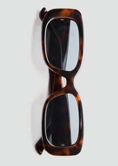 Rectangular-frame sunglasses — Chocolate 3