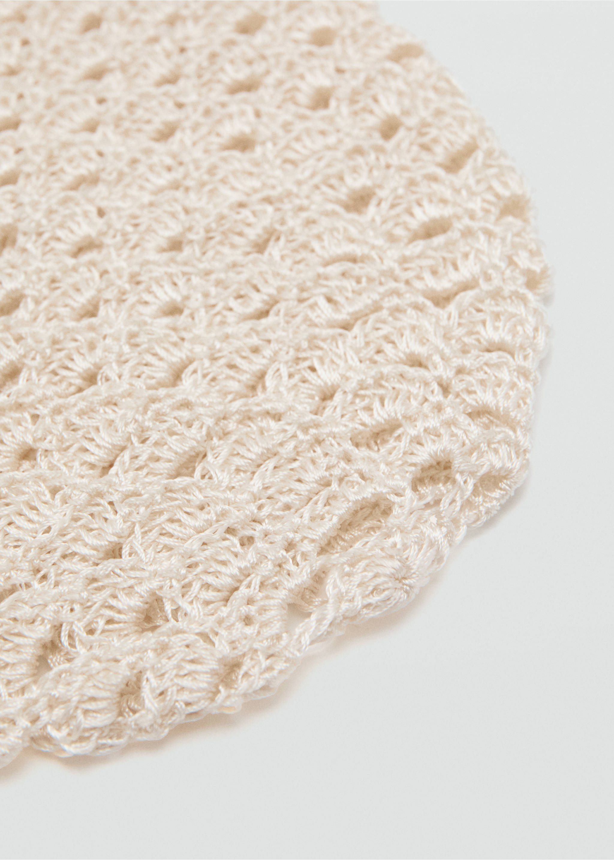 Hat arcade - Details of the article 1, Ecru. Ref: 37061329-00.