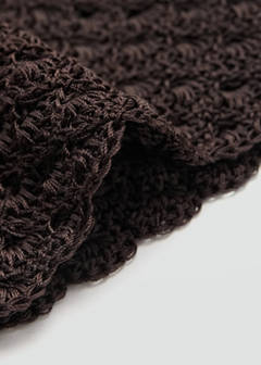 Crochet hat — Chocolate 2
