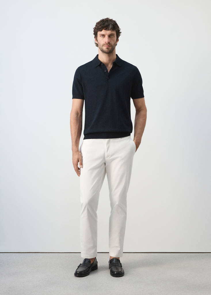 Prato cropped tapered chino trousers — Off White