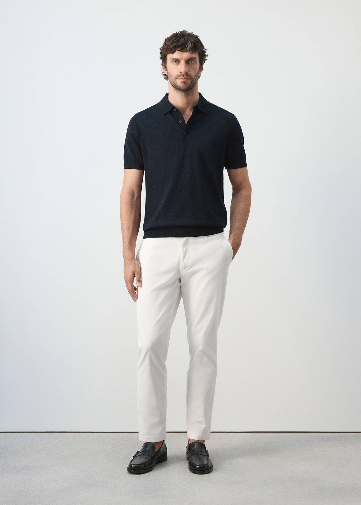 Prato cropped tapered chino trousers — Off White