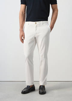 Prato cropped tapered chino trousers — Off White 1