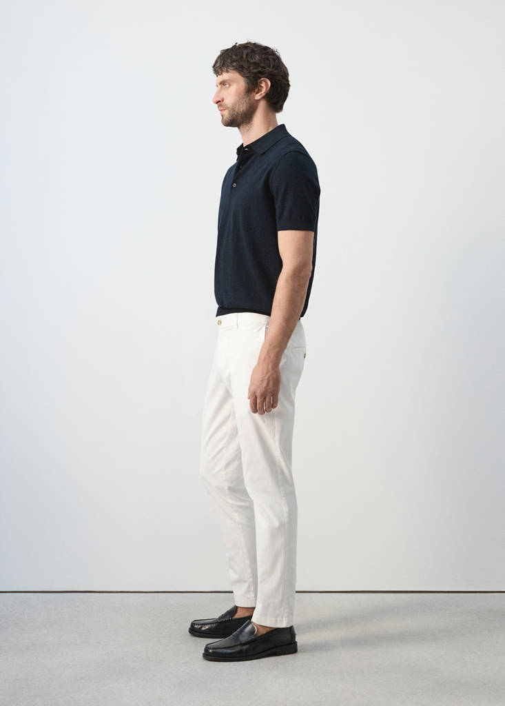 Prato cropped tapered chino trousers — Off White