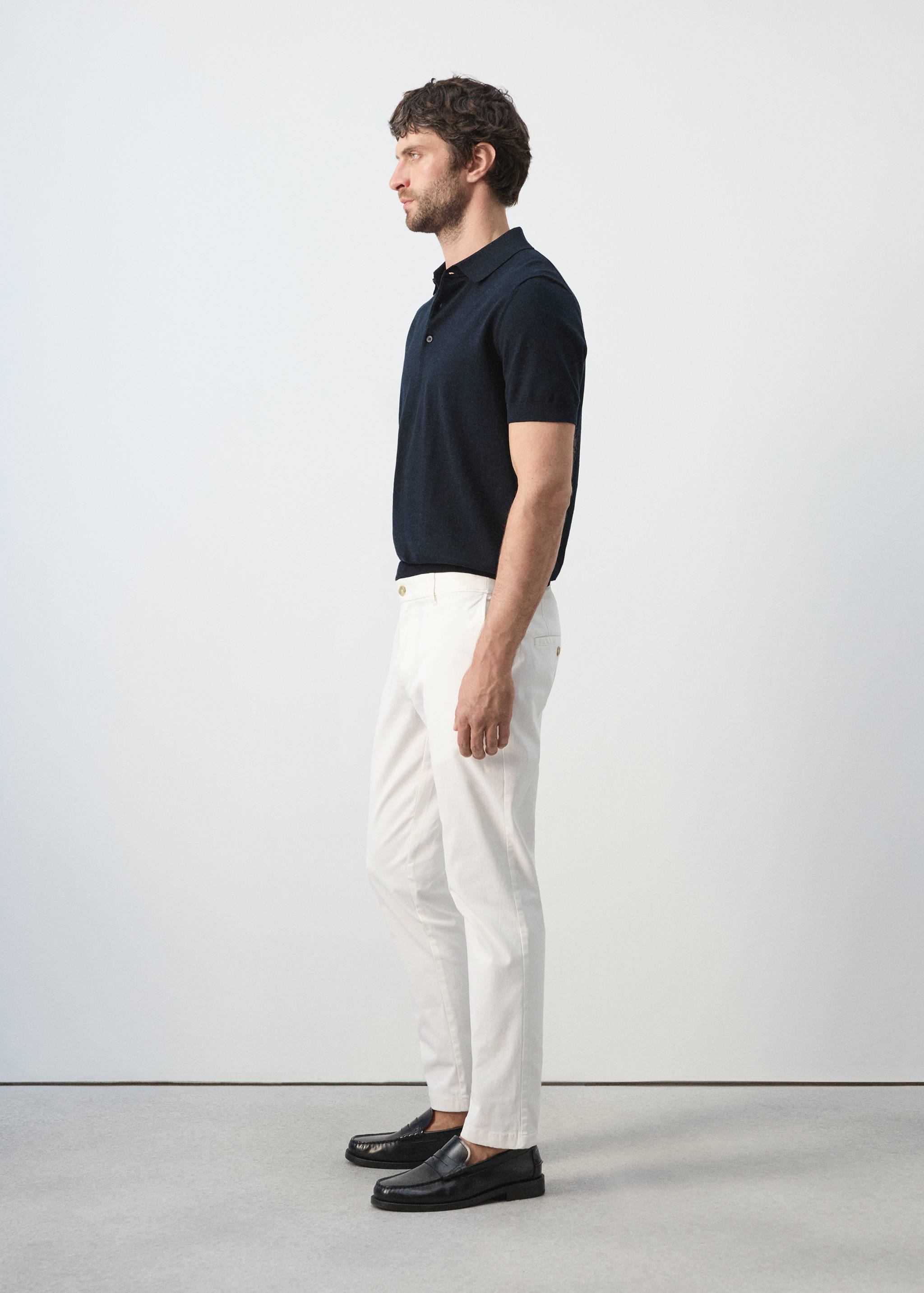 Prato cropped tapered chino trousers - Details of the article 2